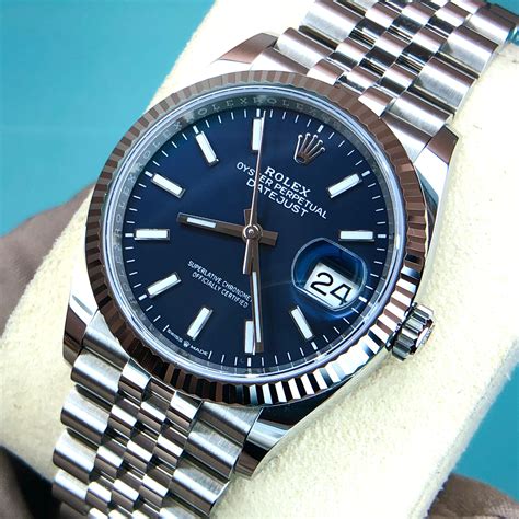 peso rolex datejust blue dial 36mm|rolex 36mm datejust for sale.